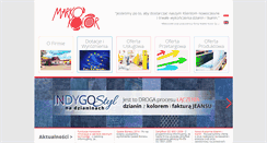 Desktop Screenshot of marko-kolor.pl